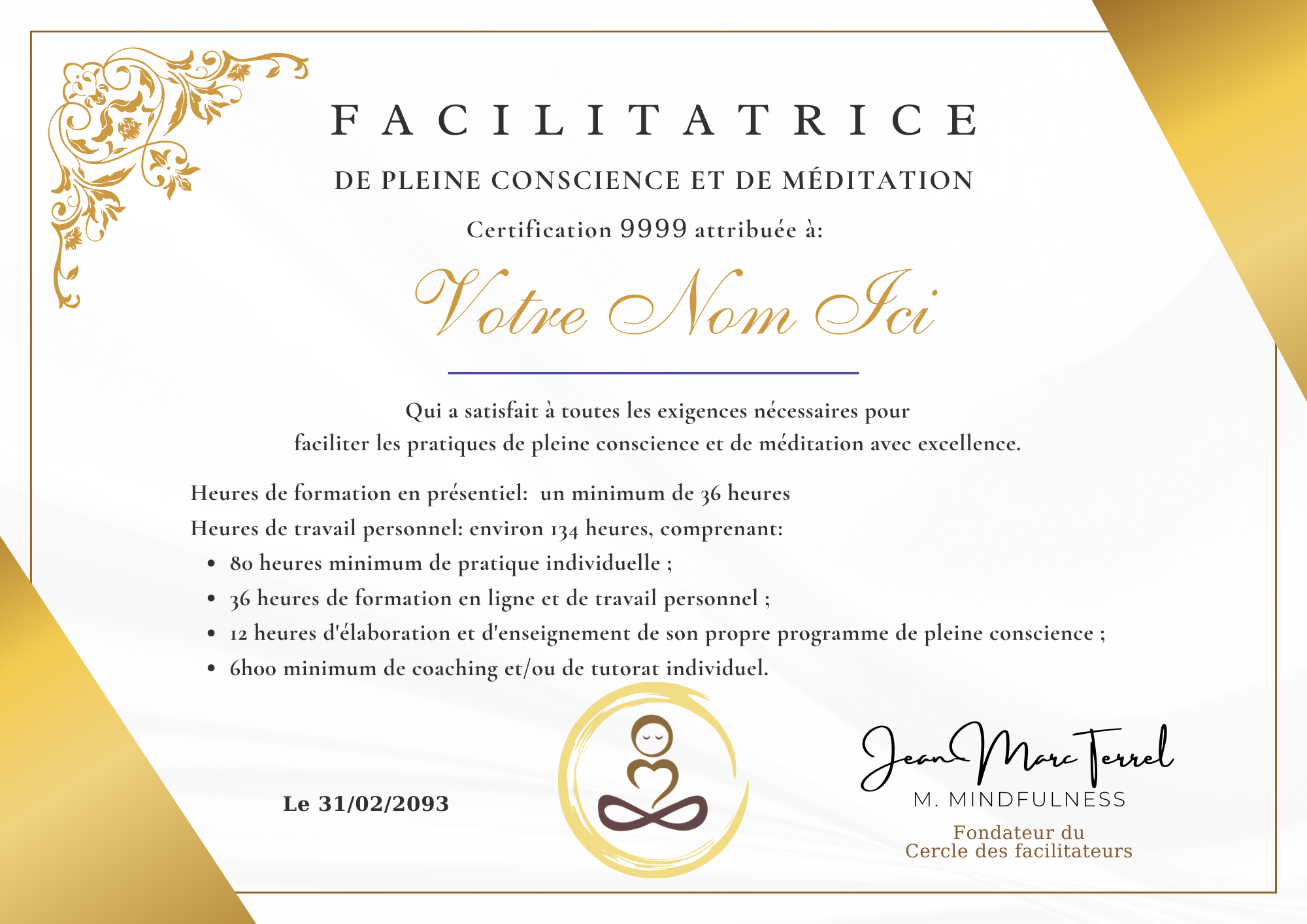 certification pleine conscience