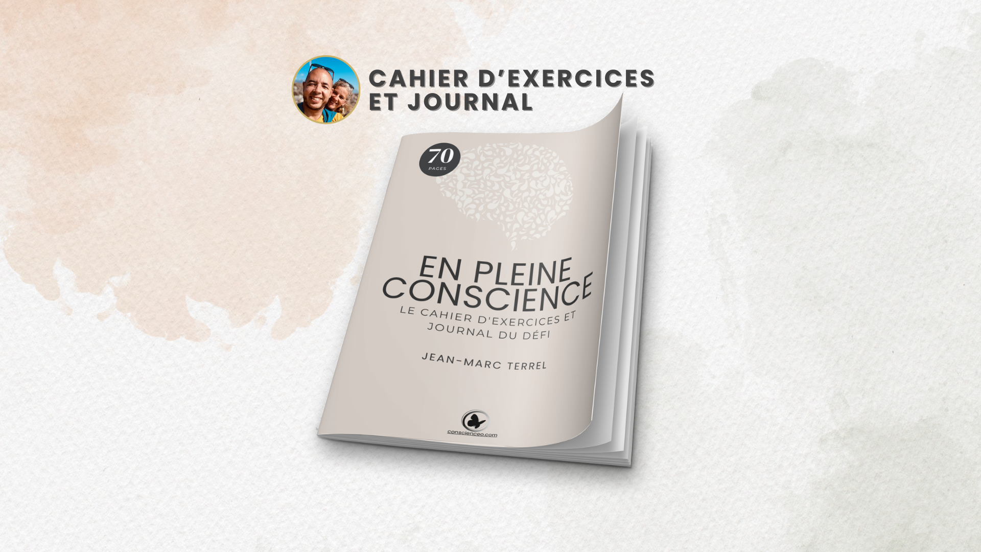 Cahier d'exercices et journal de pleine conscience (70 pages)